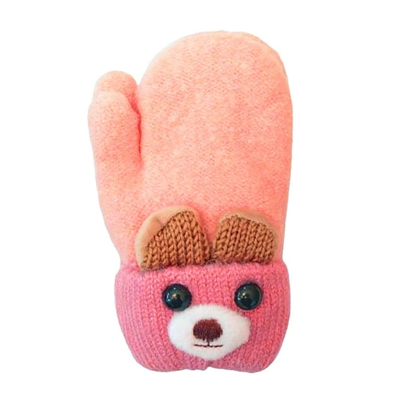 Sierra Socks Mouse Unisex Soft Knit Winter Mittens for Baby Toddler