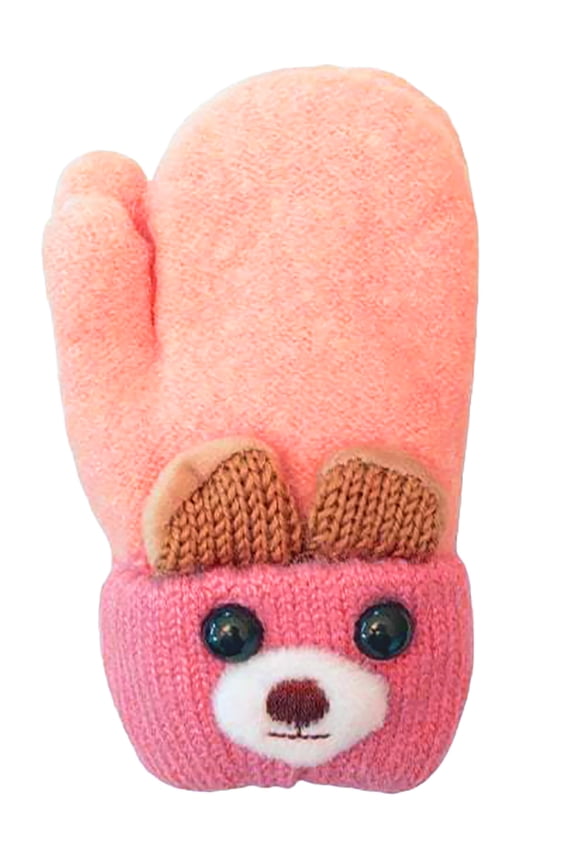 Mouse Unisex Soft Knit Winter Mittens for Baby Toddler