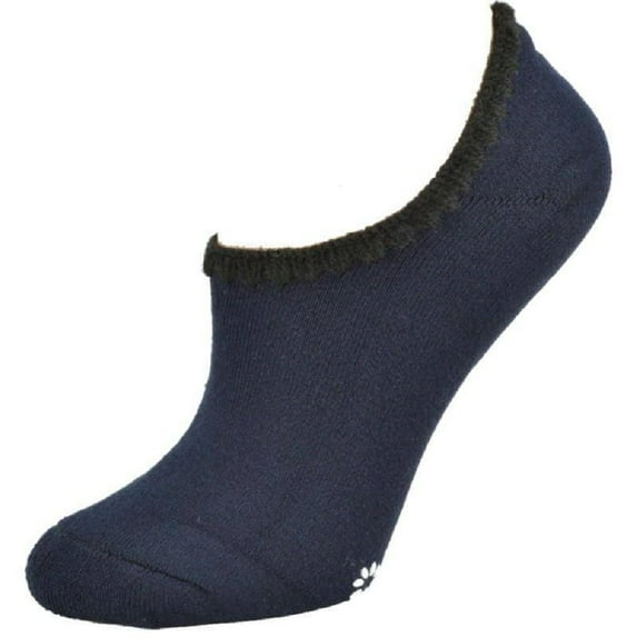Sierra Socks No Show Invisible Rayon from Bamboo Socks One Size Large Navy