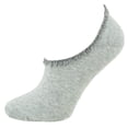 thumbnail image 1 of Sierra Socks No Show Invisible Rayon from Bamboo Socks W121318 (One Size Large, Fits Shoe Size 4-10, Gray), 1 of 4