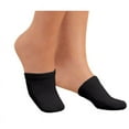 thumbnail image 1 of Sierra Socks Pedi-Pocket No Show Half Socks 3 Pair Pack (Black), 1 of 7