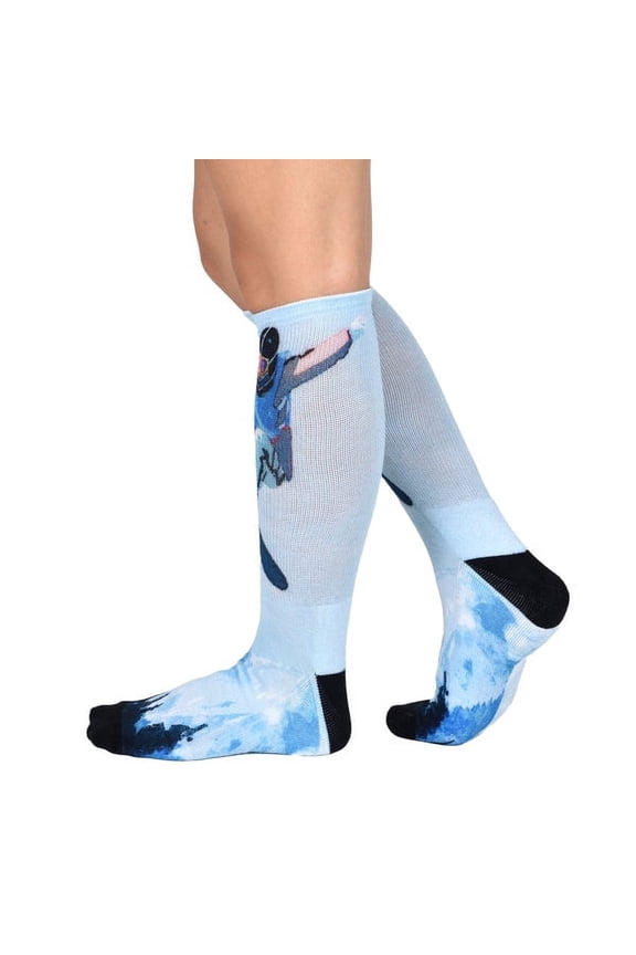 Sky High Pattern CoolMax Socks, Nature Collection for Men & Women Eco-Friendly Crew Socks
