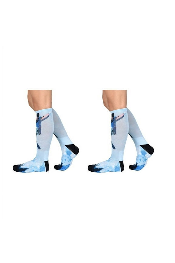 Sky High Pattern CoolMax Socks, Nature Collection for Men & Women Eco-Friendly Crew Socks