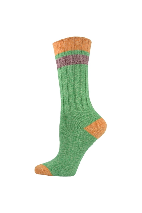 Striped Cotton Crew Socks for Women, Perfect for Everyday Wear Socks
