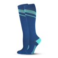 thumbnail image 1 of Sierra Socks Unisex Graduated Colorful Patterned Compression Knee High Socks for Men and Women (Blue), 1 of 4