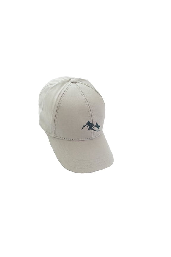 Wear Sierra Adjustable Performance Hat with Mountain Logo, Breathable Cap, Gray, One Size
