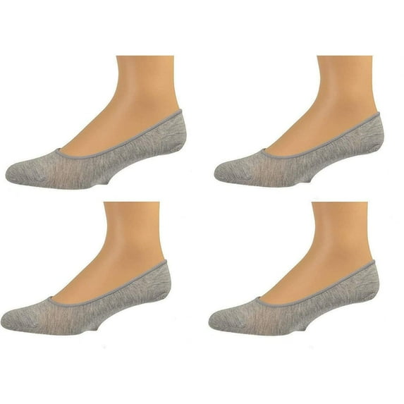 Sierra Socks Women Socks No Show Low Cut Seamless Toe 4 Pair Liner Socks