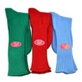 thumbnail image 1 of Sierra Socks Women’s Acrylic Ribbed Crew Turn Cuff Socks, School Uniform, 3 Pair Pack, Soft, 1 of 4