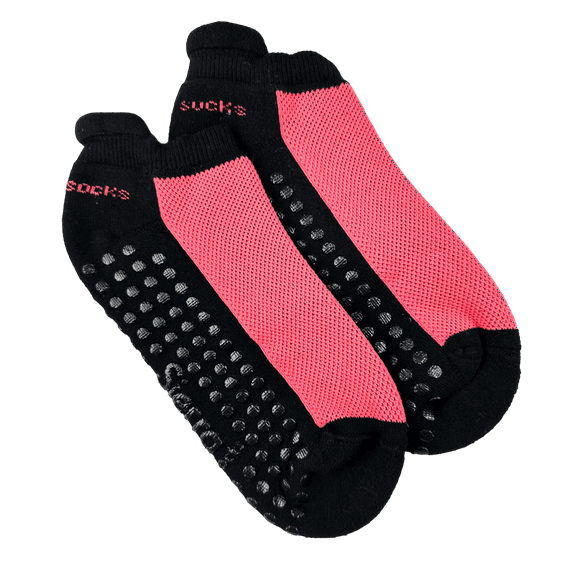 Sierra Socks Women's Ankle Socks with Heel Guard, Non Skid Gripper Socks, Everyday Wear Socks for Women's, Cotton Anklet Socks