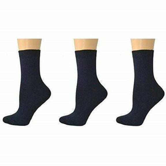 Sierra Socks Women's Bamboo Low Cut Shorties One Pair OR 3 Pair Pack Socks 2104 (Sock Size:9-11, Shoe Size: 4-10, Navy (3 Pair Pack))