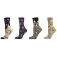 thumbnail image 1 of Sierra Women's Christmas Socks, Fun Holiday Crew Socks, Colorful Novelty Festive Cotton Socks, 1 of 9
