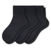 Sierra Socks Women's Diabetic 3 Pair 100% Cotton Ankle Seamless Toe Socks