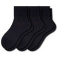 thumbnail image 1 of Sierra Socks Women's Diabetic 3 Pair 100% Cotton Ankle Turn Cuff Seamless Toe Socks (Black, Sock Size: 12; Fits Shoe Size: 11-12), 1 of 6