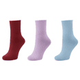 thumbnail image 1 of Sierra Socks Women’s Diabetic Crew Socks, Bamboo Soft, Non-Binding Comfort Fit, 3 Pack, 1 of 6