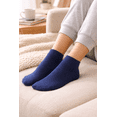 thumbnail image 1 of Sierra Socks Women's Organic Cotton Extra Smooth Toe Seaming 3 pair Pack (Fits Shoe Size 4-10, Socks Size 9-11, Navy (3 Pair Pack)), 1 of 10