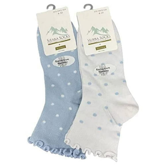 Sierra Socks Women's Socks Bamboo Low Cut Quarter available in 2 & 4 Pair Packs
