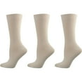 thumbnail image 1 of Sierra Socks Bamboo Uniform Crew Socks for Women, Soft, Breathable, 3-Pack Comfort Fit, 1 of 6