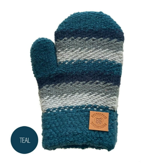 Sierra Soft Knit Mittens for Baby or Toddler - 1-3 Years Babies Warm Unisex Mitten for Kids