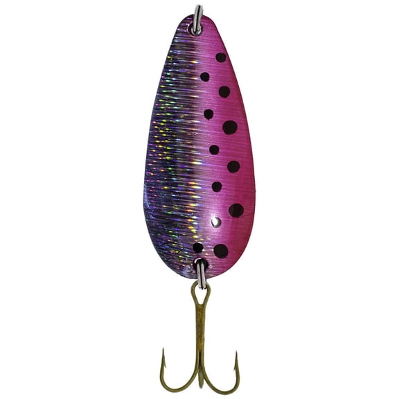 Sierra Spoons Premium Lure - 0.5 Oz Pink Holo Blk Dot