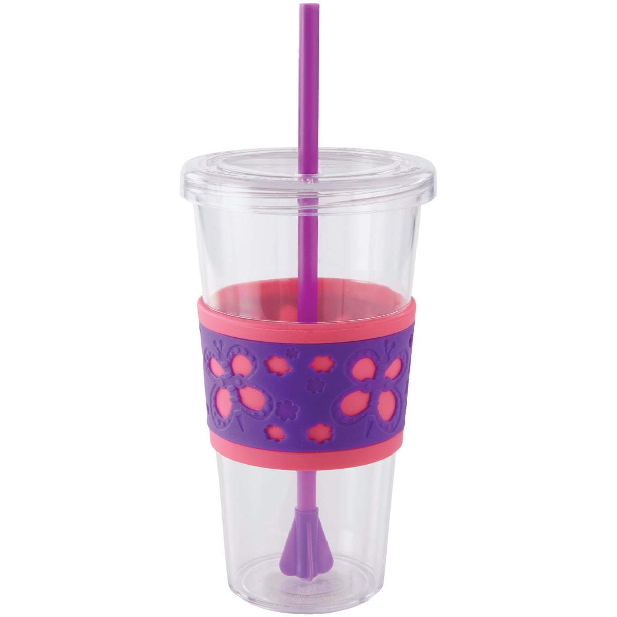 Sierra Tumbler 2 Layer 24 Ounce-Butterfly