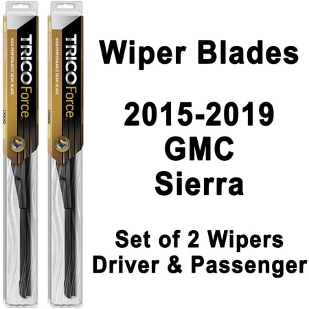 Sierra Wiper Blades (Set of 2) 2015 2016 2017 2018 2019