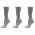 thumbnail image 1 of Sierra Women's Diabetic Bamboo Crew Socks, Soft, Non-Binding, Wide Calf Comfort -3 Pack, 1 of 7