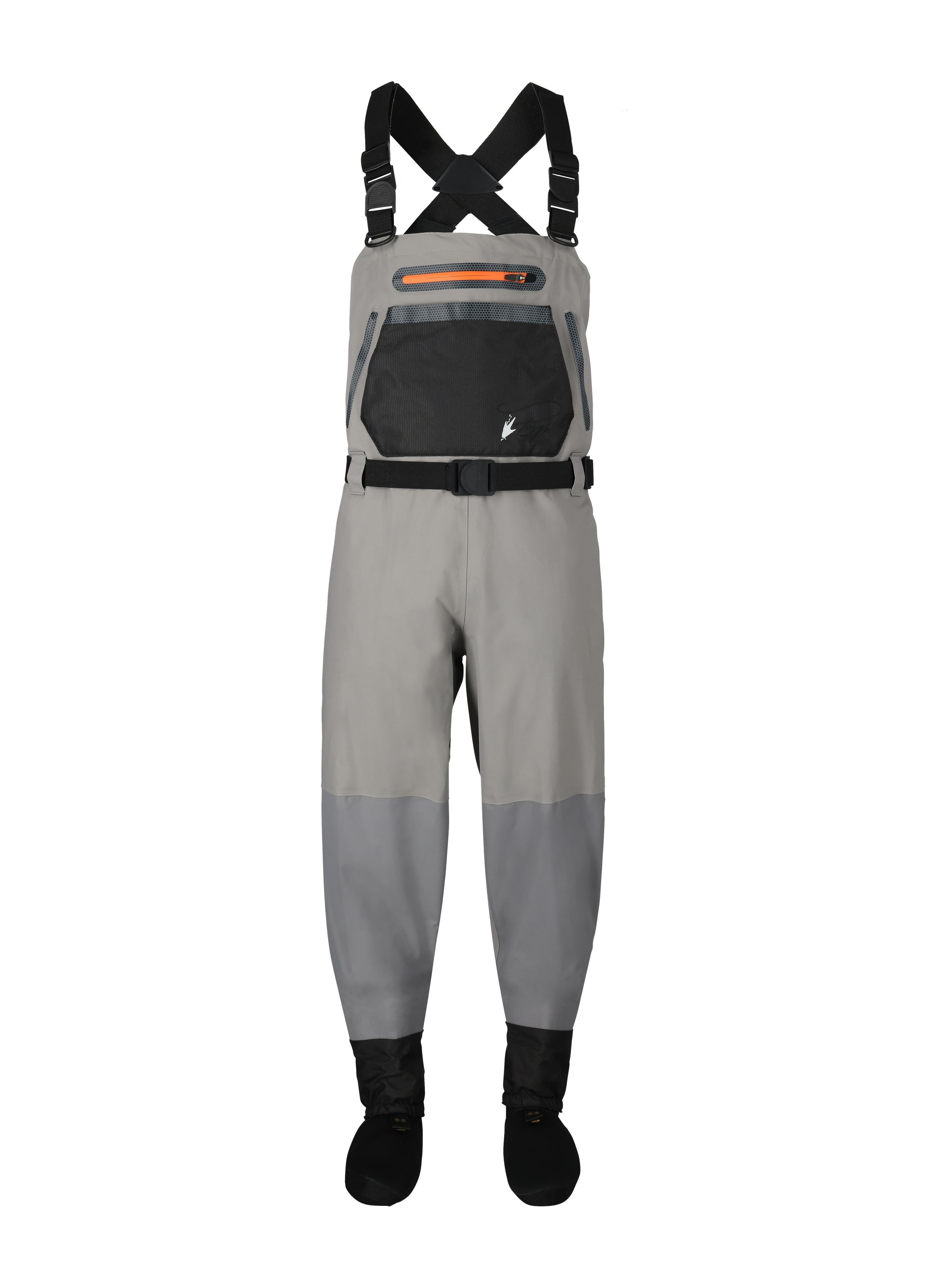 Sierran XL Slate Gray Reinforced Nylon Breathable Stockingfoot Wader