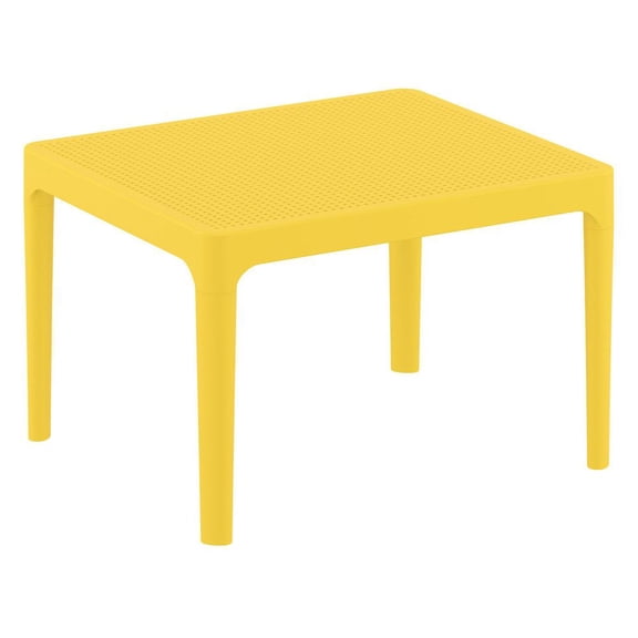 Compamia 24" Sky Side Table in Yellow