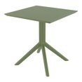 thumbnail image 1 of Compamia Sky Square Table 27 inch Olive Green, 1 of 4