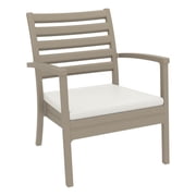 Siesta XL Set of 2 Club Chair with Sunfield Natural Cushions ISP004-DVR-CNA