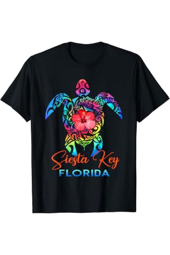 Siesta Key Florida 2023 Sea Turtle Beach Summer Vacation T-Shirt