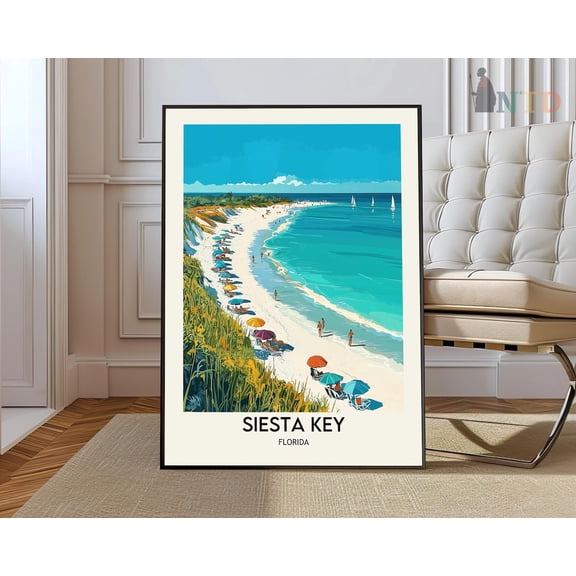 Siesta Key Florida Gulf Poster Unframed Paper Print