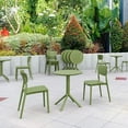 thumbnail image 1 of Compamia Lucy Round Bistro Set 3 Piece with 24 inch Table Top Olive Green, 1 of 4