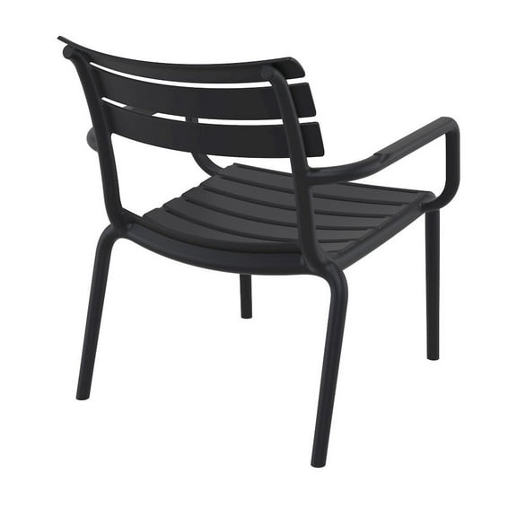 Compamia Paris Outdoor Club Lounge Chair Black