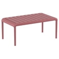 thumbnail image 1 of Compamia Paris Outdoor Coffee Table in Marsala finish, 1 of 4