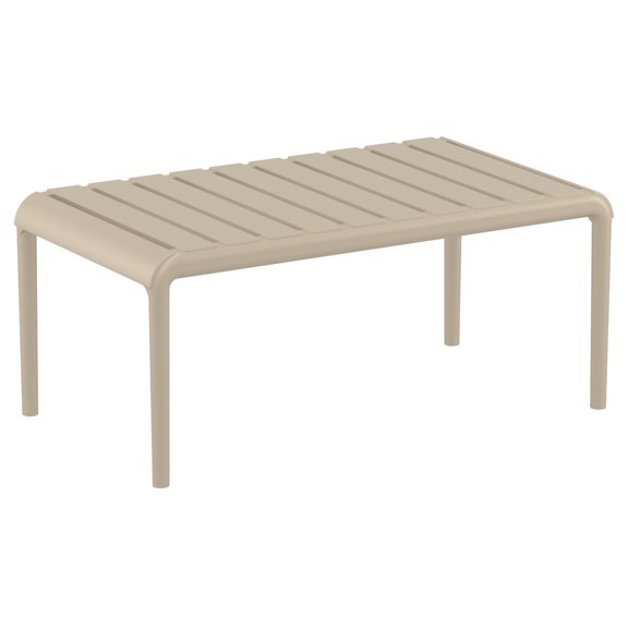 Compamia Paris Outdoor Coffee Table in Taupe finish