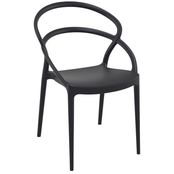 Compamia Pia Dining Chair Black, Set of 2