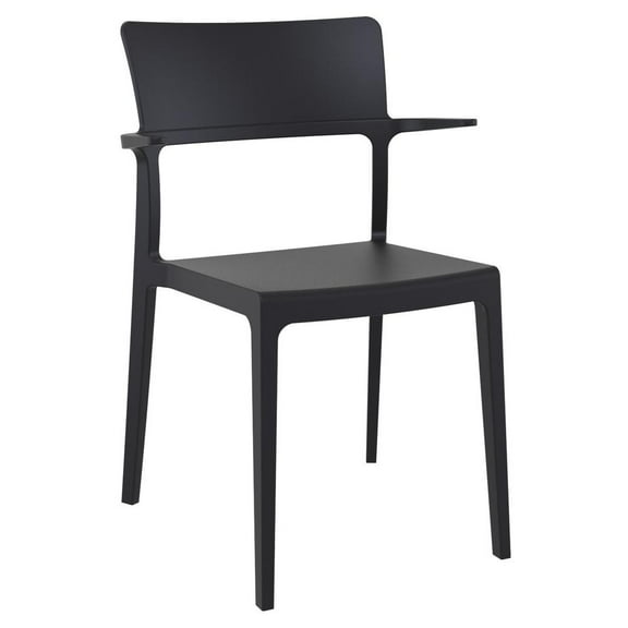 Compamia Plus Arm Chair Black, Set of 2