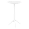 thumbnail image 1 of Compamia Sky Round Folding Bar Table 24 inch White, 1 of 10