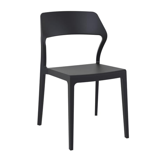 Compamia Snow Dining Chair Black, Set of 2