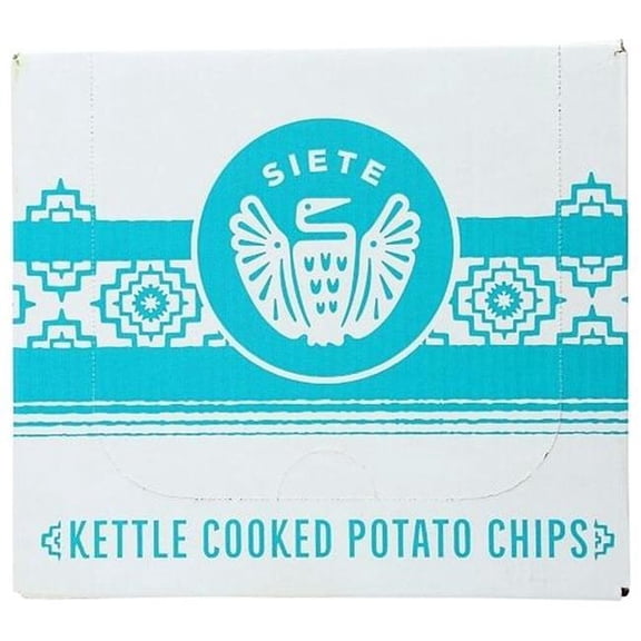 Siete 375844 Chile Lime Kettle Cooked Potato Chips, 5.5 oz