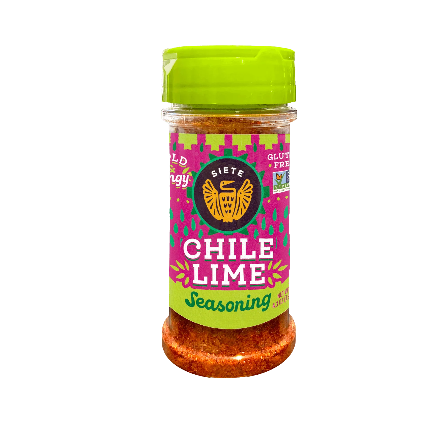 Siete Foods Chile Lime Seasoning, Gluten Free, 4.3 oz