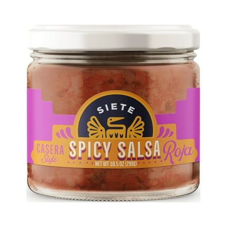 Siete Family Foods, Casera Salsa Roja, Spicy, 10.5 oz.