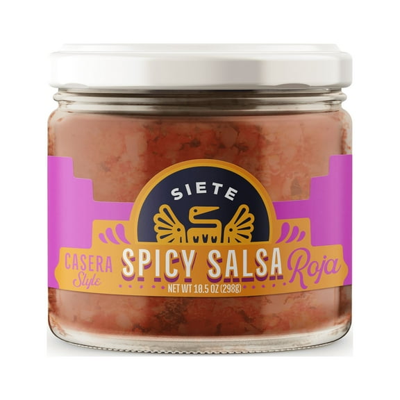 Siete Family Foods, Casera Salsa Roja, Spicy, 10.5 oz.