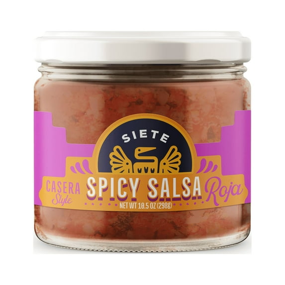 Siete Family Foods, Casera Salsa Roja, Spicy, 10.5 oz.