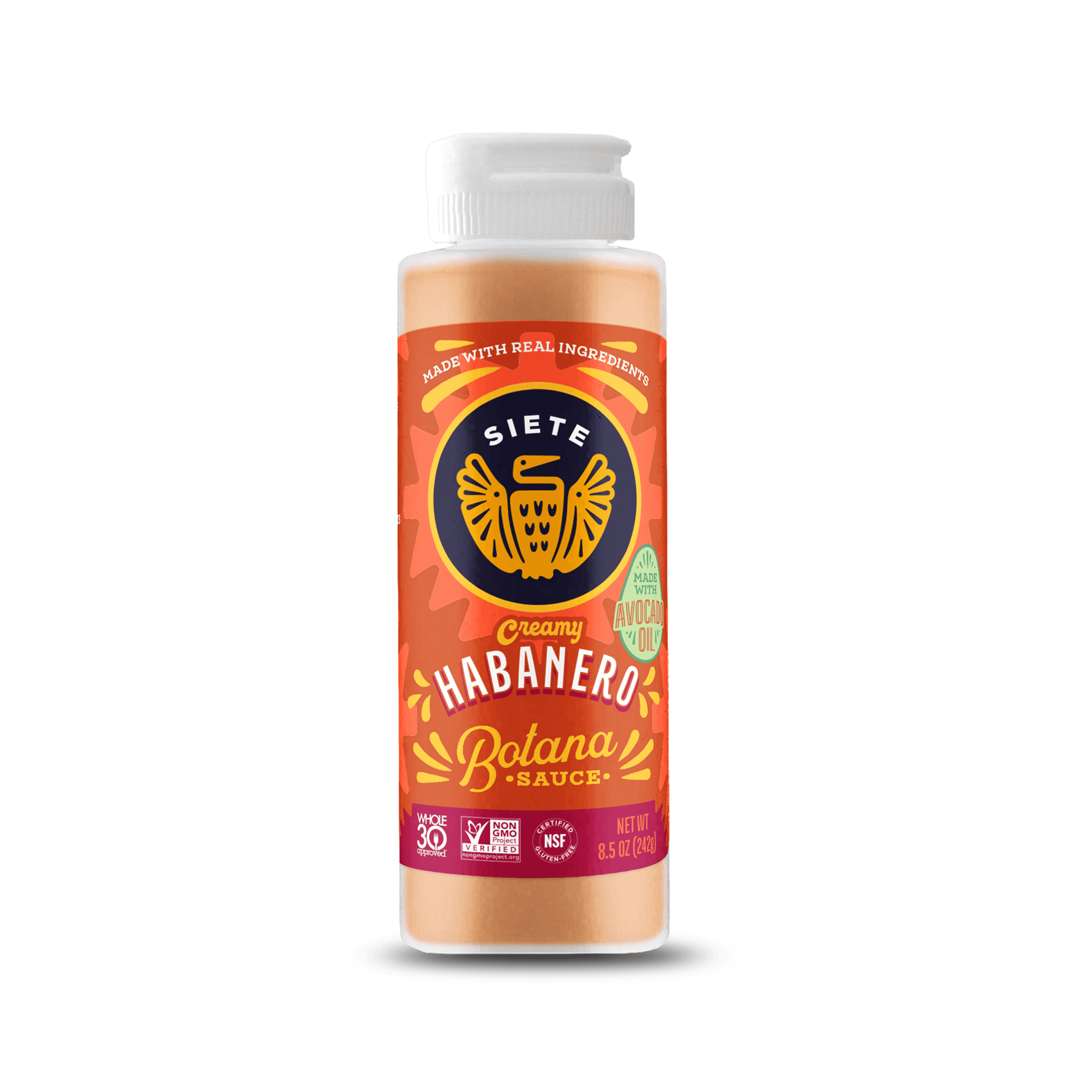 Siete Family Foods, Creamy Habanero Botana Sauce, 8.5 oz - Walmart.com