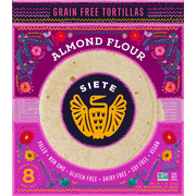 Siete Foods Grain Free Almond Flour Tortillas, 7oz., 8 Count