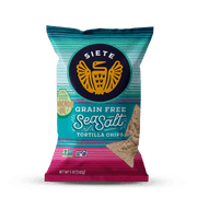 Siete Family Foods Grain Free Tortilla Chips, Sprinkle of Sea Salt, 5 oz
