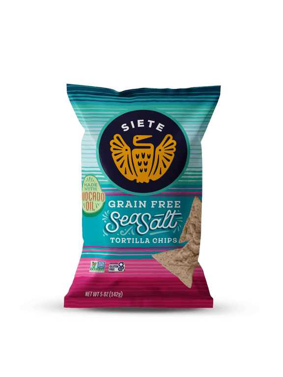 Family Foods Grain Free Tortilla Chips, Sprinkle of Sea Salt, 5 oz