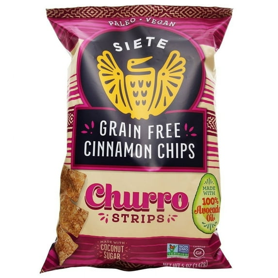 Siete Foods Grain Free Churro Cinnamon Chips,(1PACK),